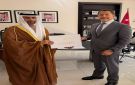 الملك يتسلم رسالة من رئيس دولة الإمارات