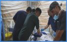 الميداني الأردني جنوب غزة 11 يتعامل مع آلاف الحالات ويجري مئات العمليات