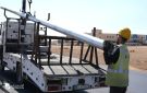 كهرباء إربد تباشر تنفيذ أعمال إنارة الشارع المحاذي لحديقة المفرق الجديدة لتعزيز السلامة المرورية