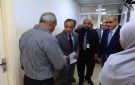 جعفر حسان يوجه بتحديث أجهزة مركز صحي الهاشمي الشمالي