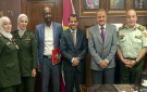 مدير عام الهيئة الهاشمية للمصابين العسكريين يلتقي مدير مستشفى الأمير راشد العسكري
