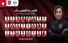 إعلان قائمة المنتخب الوطني للسيدات استعدادا لمباراتي أرمينيا وإندونيسيا