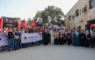 الجامعة الهاشمية تنظم وقفة تنديدا بحادثة الكرك