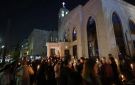 وقفة شموع وصلاة أمام كنيسة قلب يسوع الأقدس في تلاع العلي