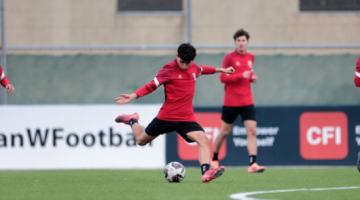 المنتخب الوطني تحت 20 عاما يغادر إلى سنغافورة لمعسكر تدريبي تحضيري