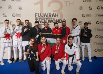 المنتخب الوطني للتايكواندو يحصد 9 ميداليات ملونة في بطولة الفجيرة الدولية المنتخب الوطني للتايكواندو يحصد 9 ميداليات ملونة في بطولة الفجيرة الدولية