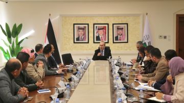 لجنة فنية لحصر أضرار المنخفضات على الطرق الزراعية في مأدبا