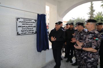 المعايطة يفتتح مبنى مركز أمن المدينة بالمفرق