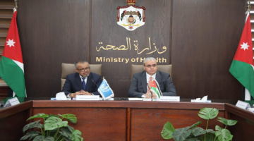 وزير الصحة يبحث تعزيز سبل التعاون مع مدير عام منظمة الصحة العالمية