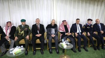 العيسوي ينقل تعازي الملك وولي العهد إلى القباعي والرشيد والجراح وعرفات