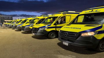 الدفعة الخامسة من المرضى العائدين إلى غزة تصل إلى معبر رفح الدفعة الخامسة من المرضى العائدين إلى غزة تصل إلى معبر رفح