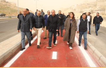 الشواربة يفتتح شارع و ممشى الرحاب في منطقة النصر