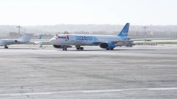 انطلاق أولى رحلات طيران الجزيرة من الكويت إلى مطار مدينة عمان