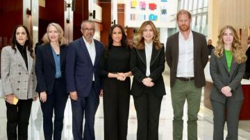 سمو الأميرة غيداء طلال تستقبل وفد منظمة الصحة العالمية والأمير هاري وميغان في زيارة للمركز الحسين للسرطان سمو الأميرة غيداء طلال تستقبل وفد منظمة الصحة العالمية والأمير هاري وميغان في زيارة للمركز الحسين للسرطان