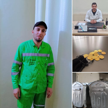 عامل وطن وموظف في الأمانة يجسدان الأمانة بأجمل صورها ويعيدان 16 ليرة ذهب عثر عليها داخل كيس نفايات تفاصيل