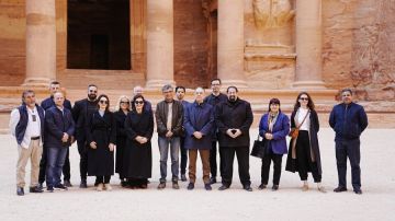 الرئيس الألباني يزور مدينة البترا الأثرية ويعرب عن إعجابه بتاريخها وحضارتها