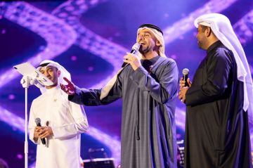 ليلة استثنائية لحسين الجسمي باحتفالية الإمارات والكويت إخوة للأبد