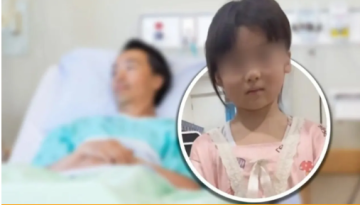 طفلة 7 سنوات تعتني بوالدها مريض القلب بمفردها وتثير تفاعلا واسعا