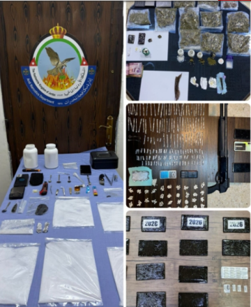 إدارة مكافحة المخدرات تلقي القبض على 35 تاجرا ومروجا للمخدرات خلال تعاملها مع 13 قضية نوعية خلال أيام