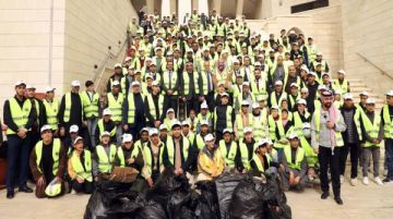  الأوقاف تطلق فرقا تطوعية للحد من الإلقاء العشوائي للنفايات