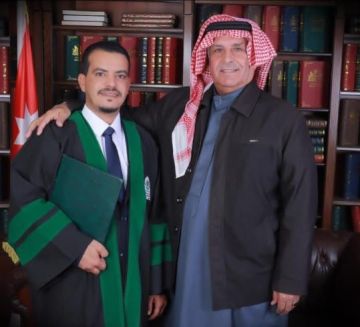 المهندس قبلان الدعجه مبارك التخرج