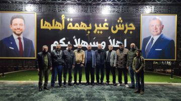 بلدية جرش تنير وتزين المدينة احتفالا بعيد ميلاد جلالة الملك عبد الله الثاني ال64