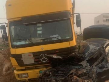 وفاة بحادث تصادم مروع بين قلاب ومركبة في المفرق