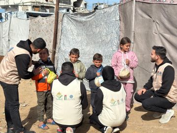 الخيرية الاردنية الهاشمية ولجنة زكاة المناصرة تواصلان تنفيذ مشاريع الإغاثة في غزة