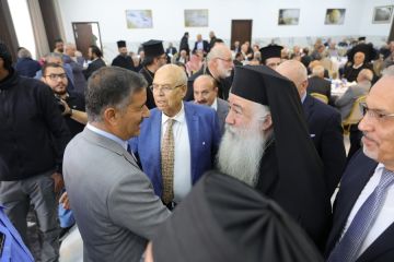 لقاء في دير الروم الأرثوذكس بالفحيص لتعزيز الشراكة الوطنية