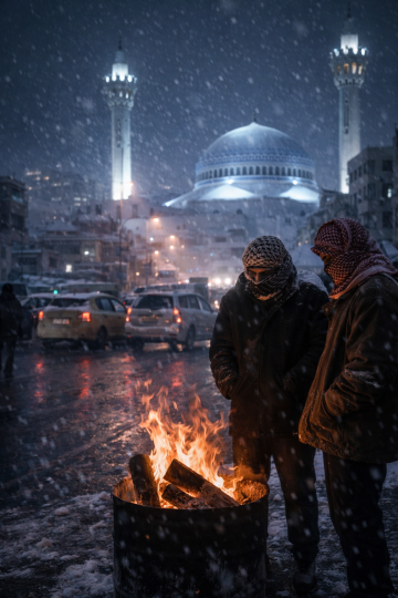 ليال باردة بانتظار الأردنيين ودرجات الحرارة تلامس الصفر .. إحذروا الصقيع والانجماد