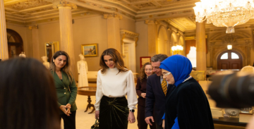 الملكة رانيا تلتقي السيدة الأولى لتركيا أمينة أردوغان في اسطنبول