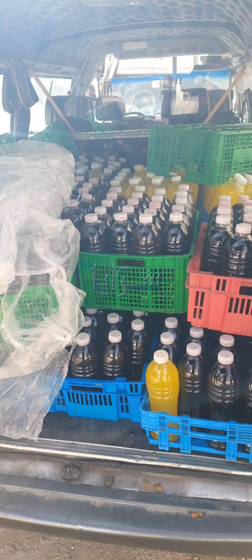 الغذاء والدواء: إتلاف 750 لترا من العصائر الرمضانية ضبطت داخل مركبة .. صور