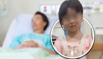 طفلة 7 سنوات تعتني بوالدها مريض القلب بمفردها وتثير تفاعلا واسعا