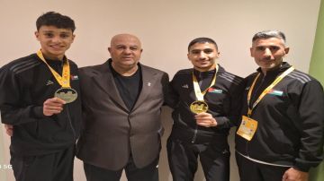 ذهبية للحراسيس وفضية للنجار في الدوري العالمي للشباب للكراتيه