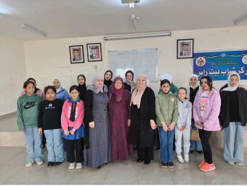 مركز شباب وشابات بيت رأس ينظم ورشة توعوية حول فضائل شهر رمضان.