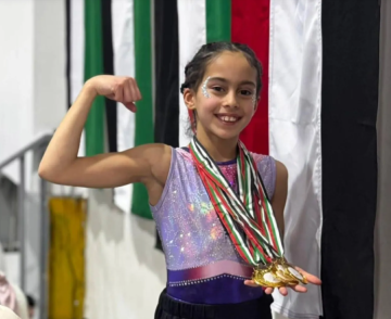 جوري القضاة.. بطلة أردنية تتألق في الجمباز وتتوج بالمركز الأول جوري القضاة.. بطلة أردنية تتألق في الجمباز وتتوج بالمركز الأول