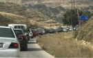أزمة سير خانقة على طريق إربد عمان إثر تصادم حادث بين 7 مركبات - jo