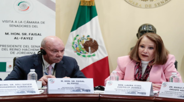 الفايز يبحث مع رئيسة مجلس الشيوخ المكسيكي سبل تعزيز العلاقات الثنائية