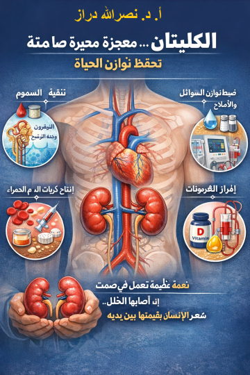 الكليتان معجزة صامتة تحفظ توازن الحياة