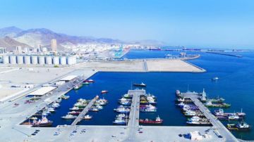 تعليق بعض العمليات في ميناء الفجيرة الإماراتي تعليق بعض العمليات في ميناء الفجيرة الإماراتي