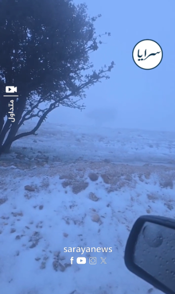 بالفيديو .. شاهد تساقط الثلوج في منطقة الهيشة بلواء الشوبك بالفيديو .. شاهد تساقط الثلوج في منطقة الهيشة بلواء الشوبك