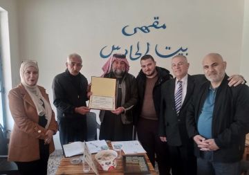 تكريم الناشط سلطان الحديدي