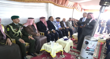 مندوبا عن الملك وولي العهد...العيسوي يعزي عشيرة أبو دلبوح وآل بدر