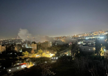 غارة إسرائيلية على مخيم للاجئين الفلسطينيين بلبنان