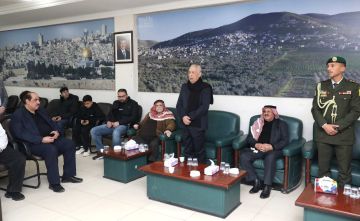 مندوبا عن الملك وولي العهد .. العيسوي يعزي الحباشنة وقشوع مندوبا عن الملك وولي العهد .. العيسوي يعزي الحباشنة وقشوع