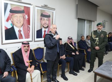 العيسوي يعزي الحديد وماضي والمجالي والخمايسة والريحاني