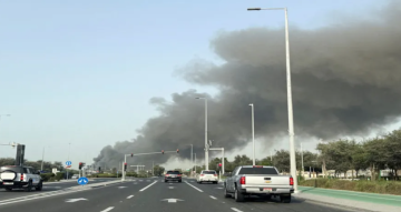 مقتل شخص إثر سقوط شظايا في أبوظبي عقب اعتراض صاروخ باليستي