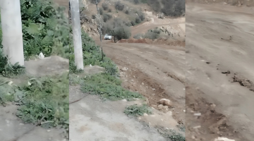 إغلاق احترازي لشارع يربط الكتة بالمنشية والحدادة في جرش بسبب انجراف أتربه