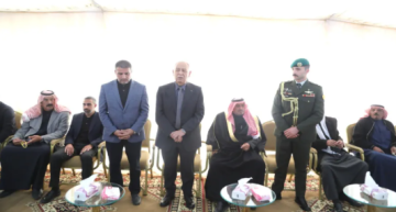 مندوبا عن الملك وولي العهد...العيسوي يعزي العدوان والأحمد