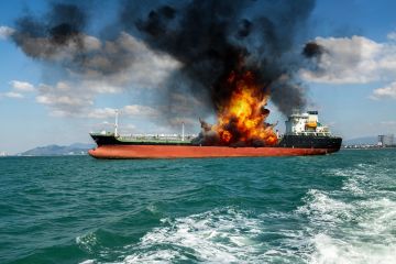 هجوم بزورق مسير يستهدف ناقلة نفط قبالة سواحل عمان ويسفر عن قتيل هجوم بزورق مسير يستهدف ناقلة نفط قبالة سواحل عمان ويسفر عن قتيل